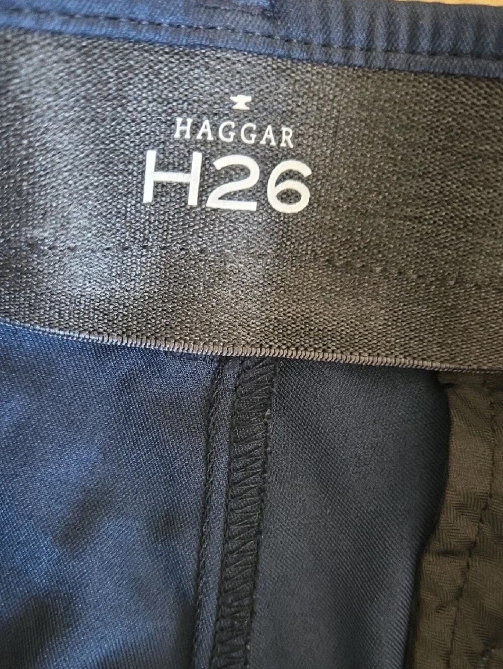 Haggar Navy Slim Dress Pants 32x30